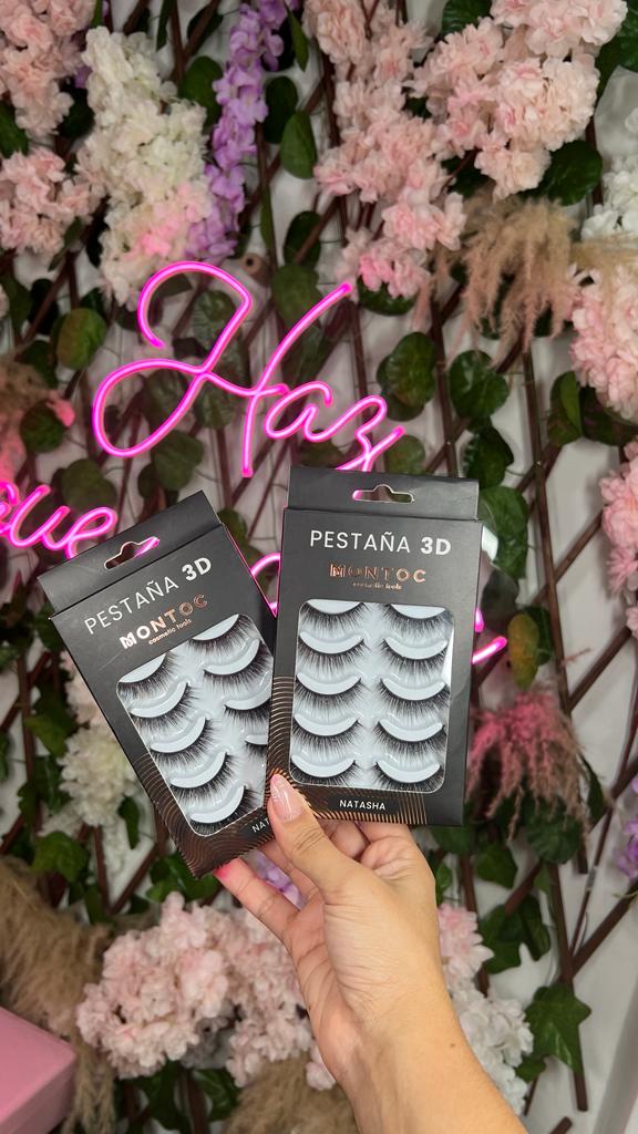 Pestañas 3D x5 Montoc Natasha